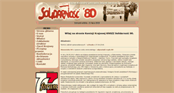 Desktop Screenshot of knszzsolidarnosc80.pl