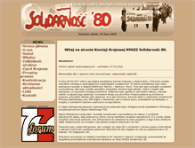 Tablet Screenshot of knszzsolidarnosc80.pl